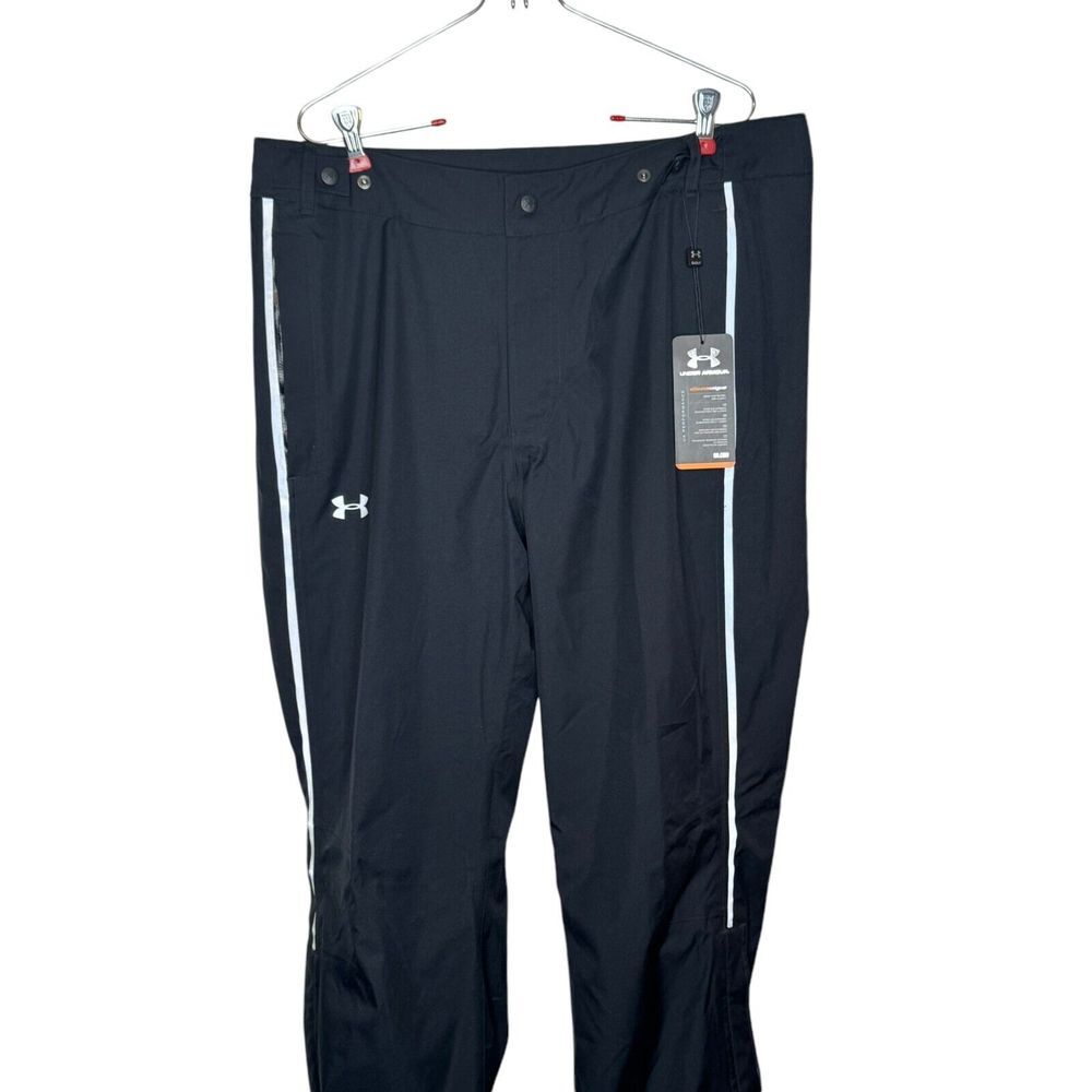 Under Armour Men's Pants Sports Style Pique Track Gear‎ Performance Black 34x32